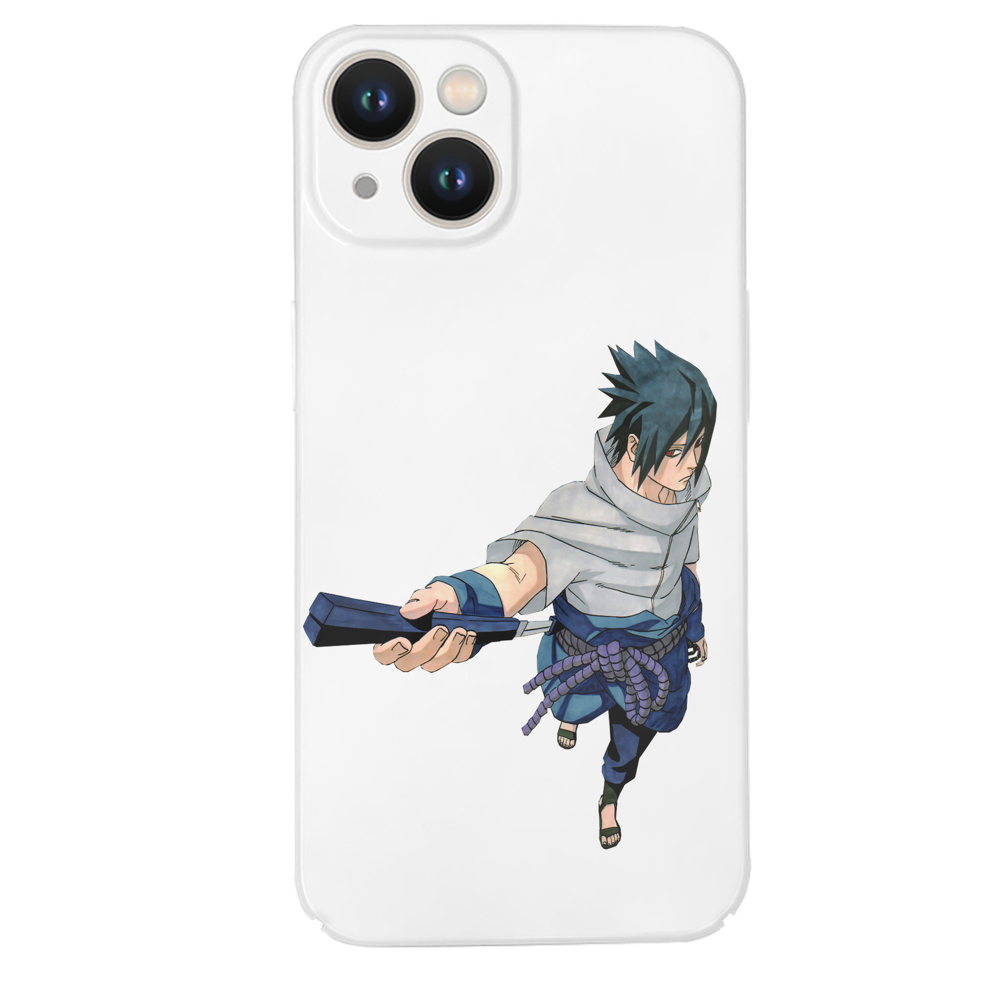 （画像用） NARUTO -ナルト- うちは サスケ Uchiha Sasuke 【iPhone 14シリーズ対応】ハードケース